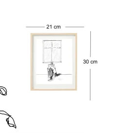 ole-kristian joki haukeberg Vindu A4 Kunst Hvit