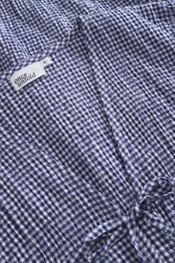 Once Untold Indiana String Blouse Skjorte Navy