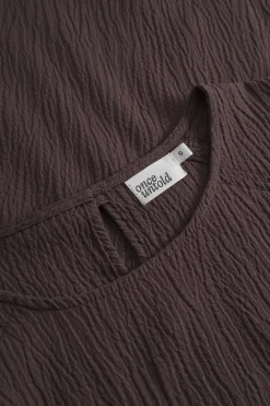 Once Untold Mercer Blouse Skjorte Brun