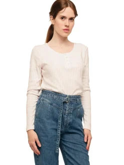 Once Untold Sophie button sweater Genser Lyserosa