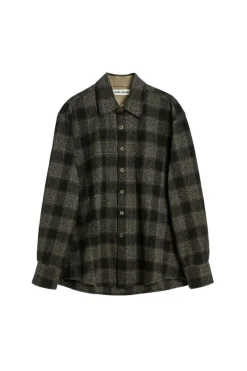 Our Legacy Above Shirt Skjorte Sort Og Beige