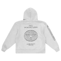 PAL Wolds Hoody Hettegenser Lys Grå Melert