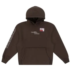 PAL Wolds Hoody Hettegenser Brun