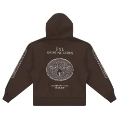 PAL Wolds Hoody Hettegenser Brun