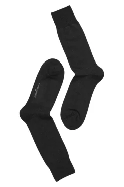 Panos Emporio 3 PK Carl Casual Flat Knit Sokker Sort