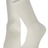 Panos Emporio 2PK Calle Premium Mercerized Wool Rib Sokker Off-White