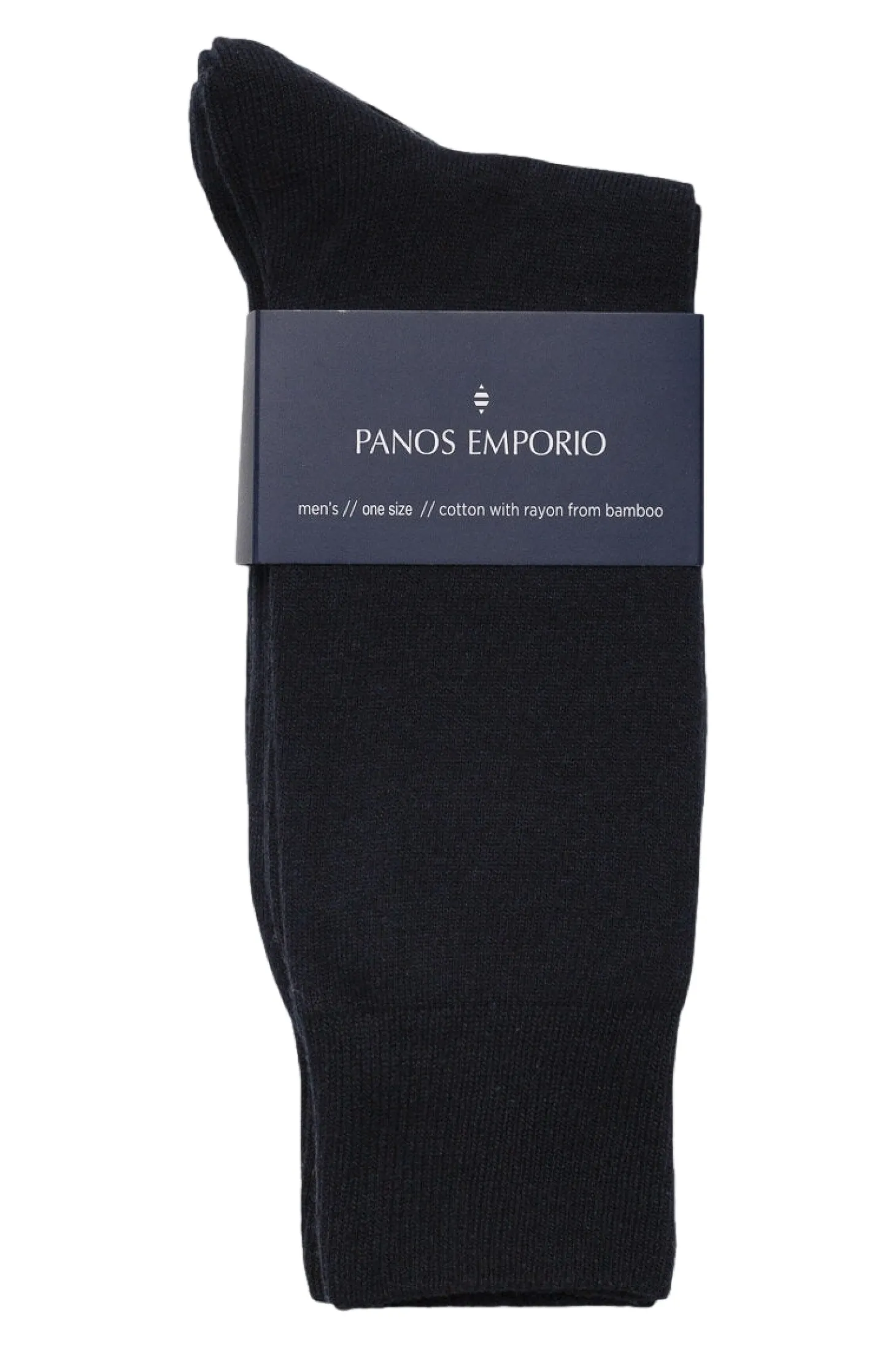 Panos Emporio 3PK Carl Casual Flat Knit Sokker Navy