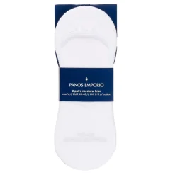 Panos Emporio Runar Cotton No-Show Sokker Hvit