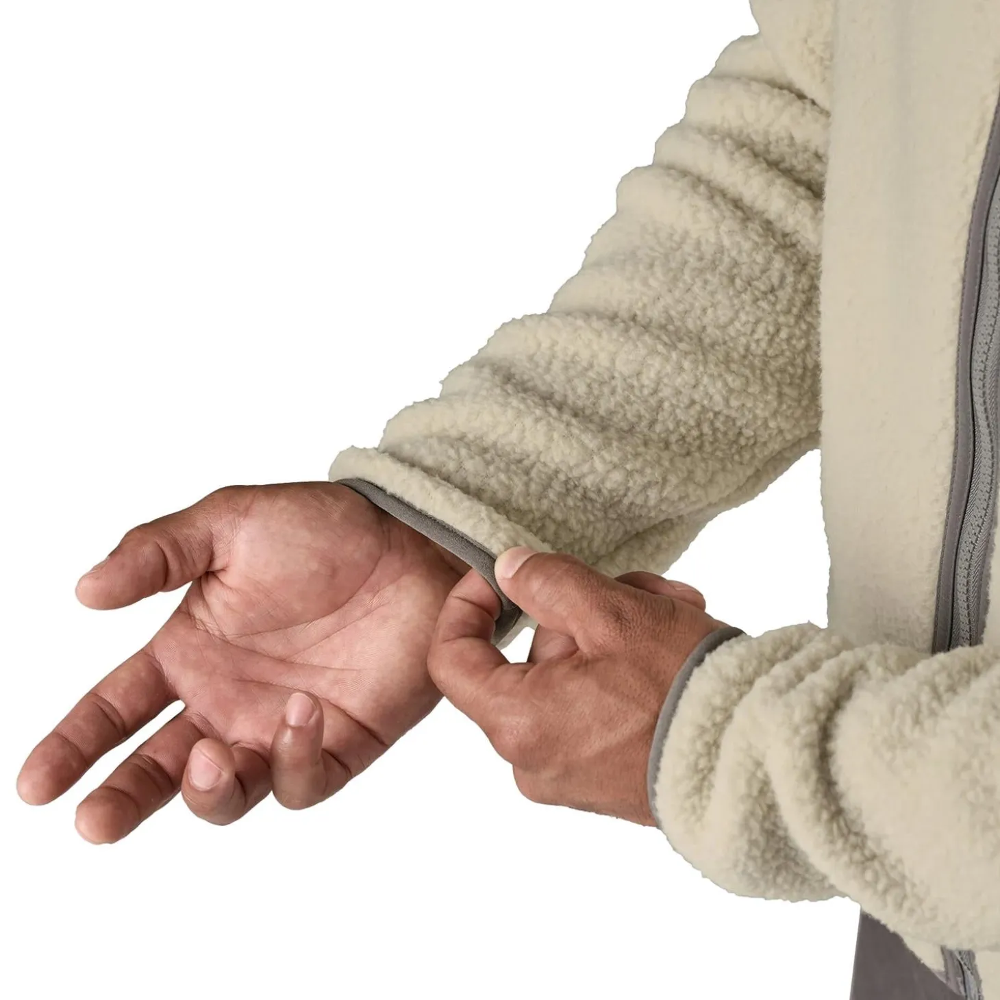 Patagonia M Retro Pile JKT Jakke Lys Beige