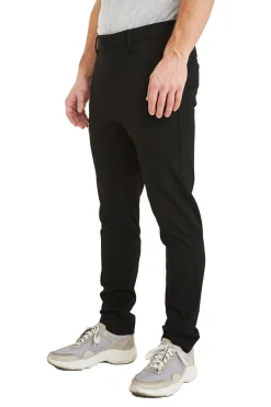 Plain JoshPL 315 Black Bukse Sort