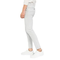 Plain JoshPL Bukse Lys Grå Melert