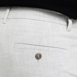 Plain JoshPL Sand Melange Bukse Sand