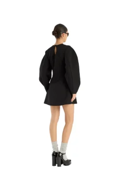 ROTATE Suiting Flared Mini Dress Kjole Sort