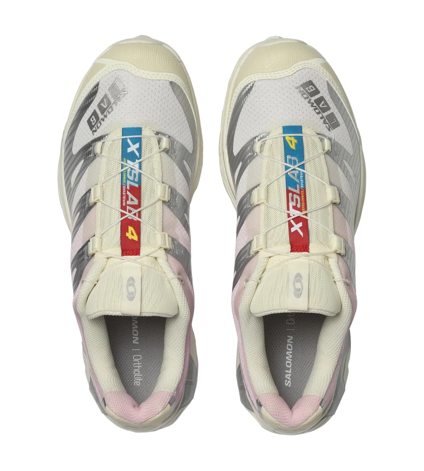 Salomon XT-4 OG VANILLA ICE/FTW SILVER/FAIRY TALE Sko Grå Og Rosa