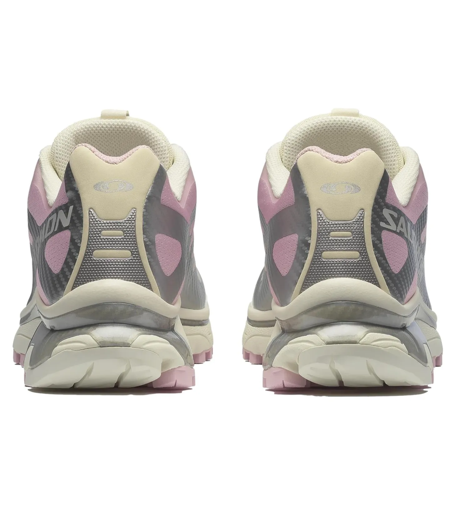 Salomon XT-4 OG VANILLA ICE/FTW SILVER/FAIRY TALE Sko Grå Og Rosa