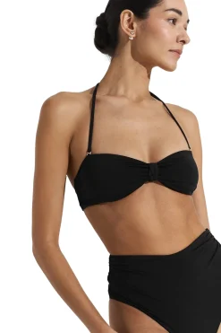 Seaquelle Helio Top Badetøy Blank Sort