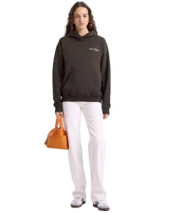 Sporty & Rich HWCNY Hoodie Hettegenser Vasket Sort