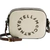 Stella McCartney Camera Bag Canvas & Embossed Veske Brun/Beige