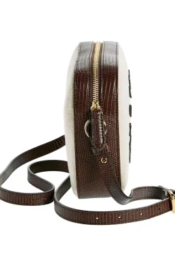 Stella McCartney Camera Bag Canvas & Embossed Veske Brun/Beige