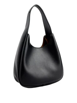 Stella McCartney Small Hobo Tote Alter Mat Veske Sort