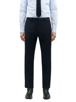 Tiger of Sweden Tenses Travel Suit Straight Pants Dressbukse Navy