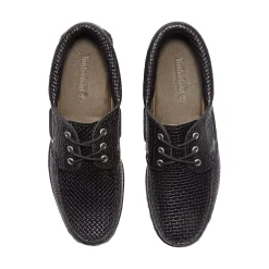 Timberland Authentic 3-Eye Lug Boat Shoe Sko Sort Mønster