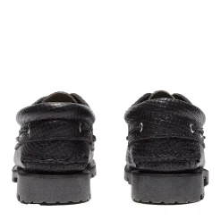 Timberland Authentic 3-Eye Lug Boat Shoe Sko Sort Mønster