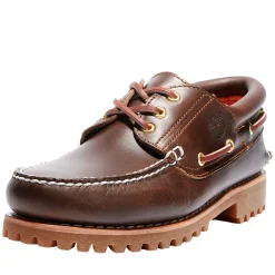 Timberland Authentic 3-Eye Lug Boat Shoe Brown Sko Mørkebrun