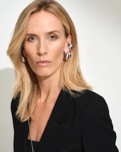 Tom Wood Bao Hoops Large Øredobber Sølv