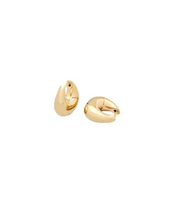 Tom Wood Bao Hoops Small Gold Øredobber Gull