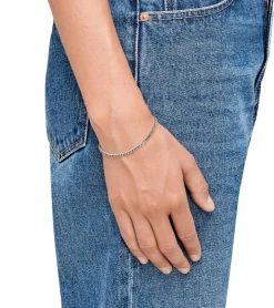 Tom Wood Curb Bracelet M Armbånd Sølv