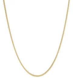 Tom Wood Curb Chain Slim 17inch Smykke Gull