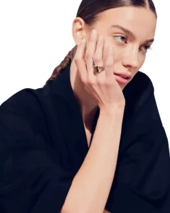 Tom Wood Cushion Tiger Eye Ring Sølv