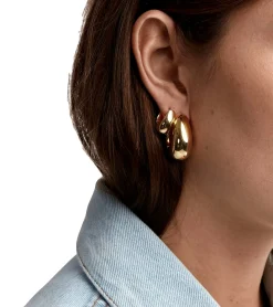 Tom Wood Ice Hoop Medium Øredobber Gull