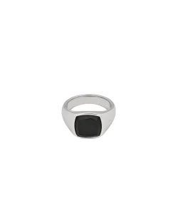 Tom Wood Kay Ring Polished Onyx Ring Sølv