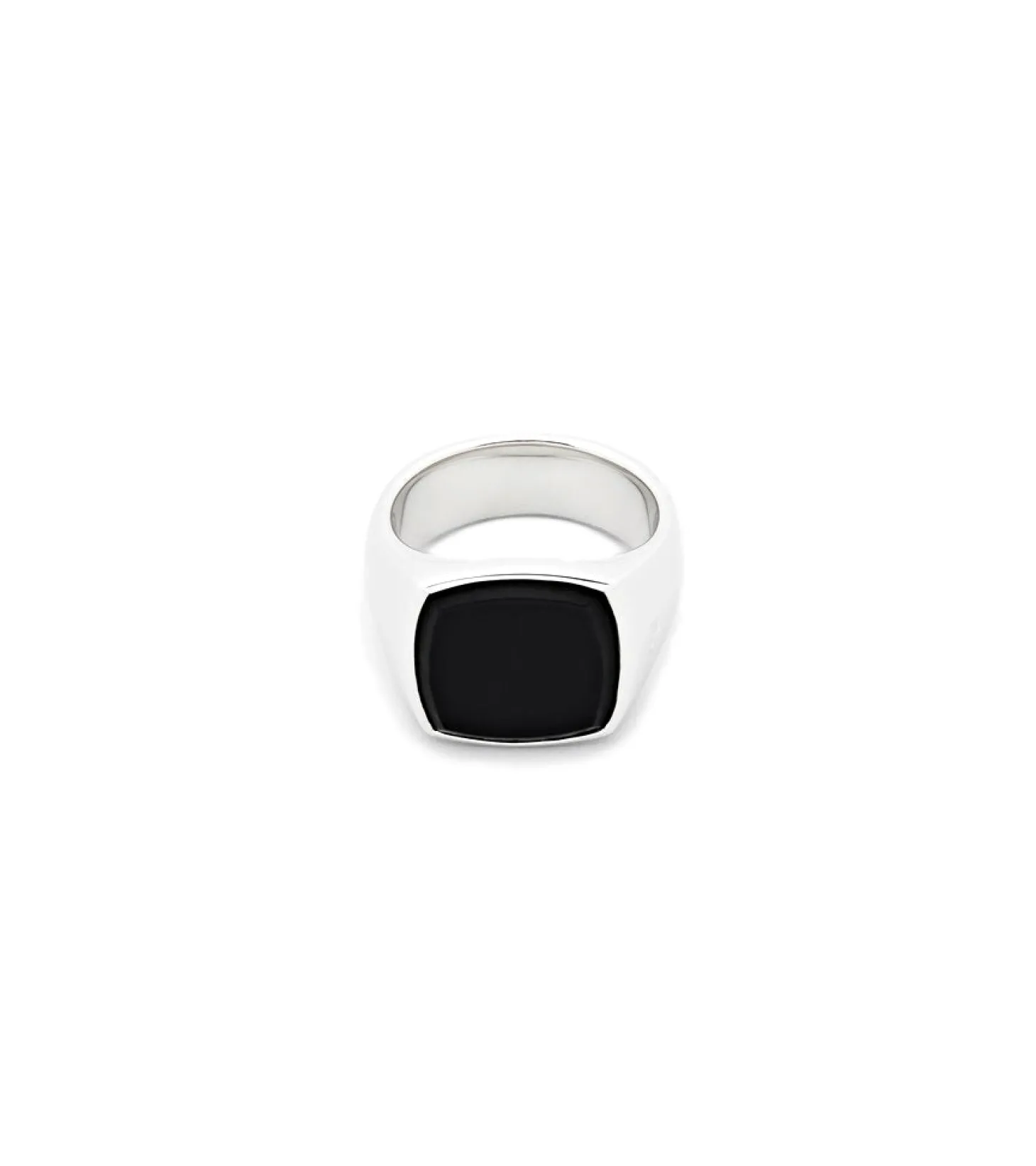 Tom Wood The Cushion Black Onyx Ring Sølv