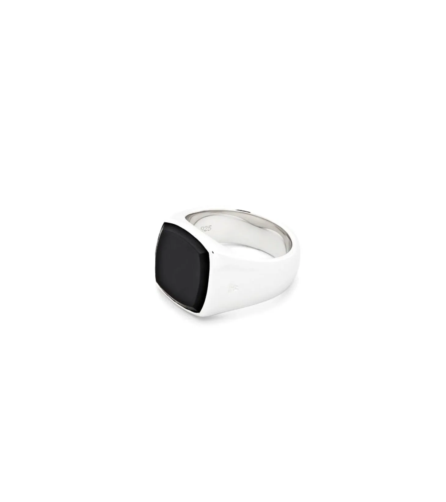 Tom Wood The Cushion Black Onyx Ring Sølv