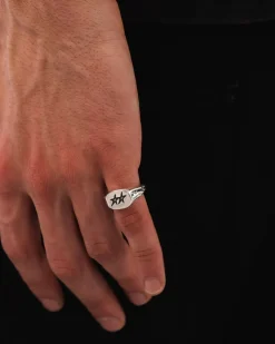 TwoJeys Superstar Signed Ring Ring Sølv