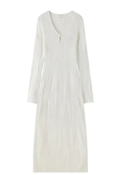 Viktoria Chan Hermoni Bird Dress Kjole Off-White