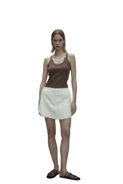 Viktoria Chan Sora Striped Skirt Skjørt Off-White